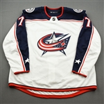 Anderson, Josh<br>White Set 3 - Game-Issued (GI)<br>Columbus Blue Jackets 2019-20<br>#77 Size: 58