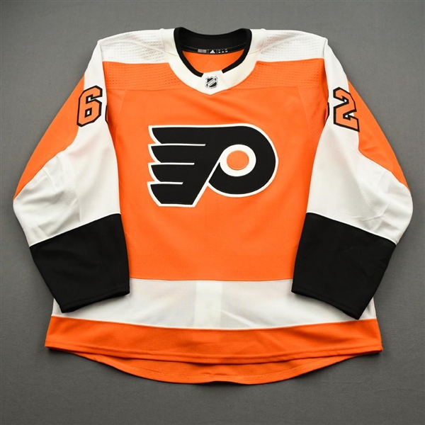 Aube-Kubel, Nicolas<br>Orange Set 1 - Preseason Only<br>Philadelphia Flyers 2019-20<br>#62 Size: 54