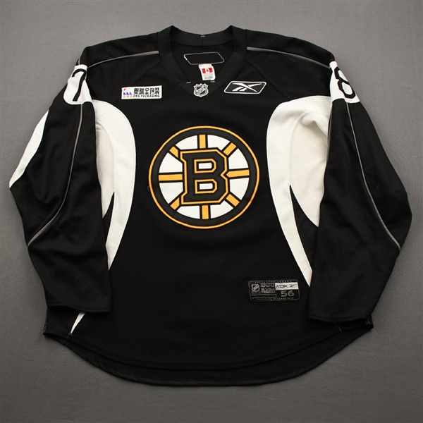 Abramson, Ori<br>Black Practice Jersey w/ ORG Packaging Patch - CLEARANCE<br>Boston Bruins 2017-18<br>#78 Size: 56