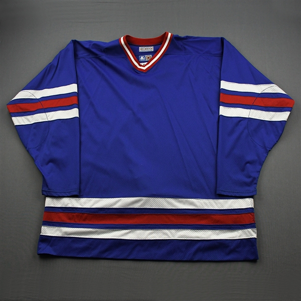 Blank - NNOB<br>Blue Starter Mesh Un-Crested Blank - CLEARANCE<br>New York Rangers <br> Size: 60