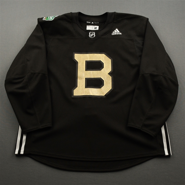 adidas<br>Brown - Winter Classic Practice Jersey - Game-Issued (GI)<br>Boston Bruins 2018-19<br> Size: 60
