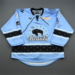 Dove, Whitney<br>Blue Lake Placid Set w/ Isobel Cup & End Racism Patch<br>Buffalo Beauts 2020-21<br>#77 Size:  LG