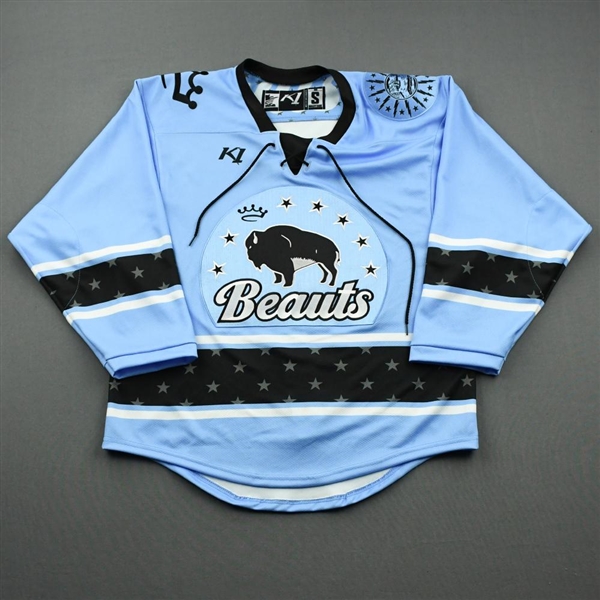 Blank, No Name Or Number<br>Blue - CLEARANCE<br>Buffalo Beauts 2020-21<br> Size:  SM