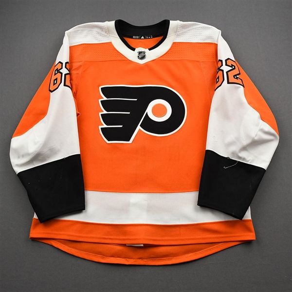 Aube-Kubel, Nicolas<br>Orange Set 2<br>Philadelphia Flyers 2020-21<br>#62 Size: 54