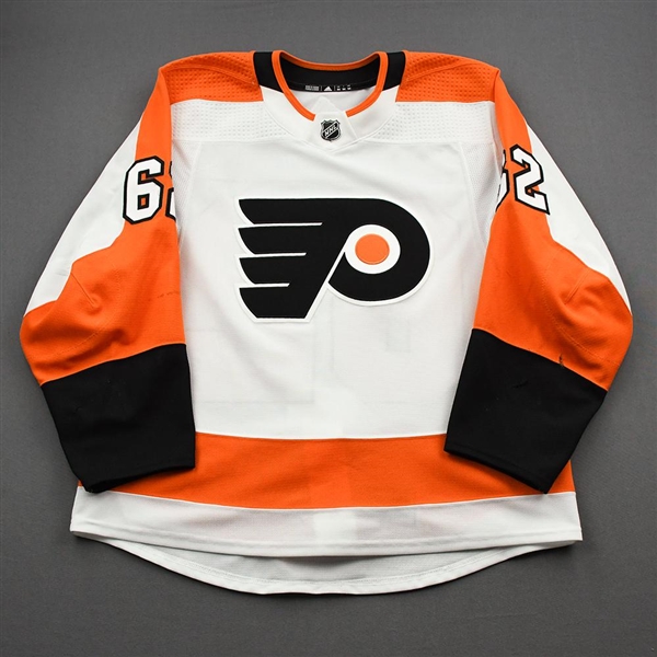 Aube-Kubel, Nicolas<br>White Set 2<br>Philadelphia Flyers 2020-21<br>#62 Size: 54