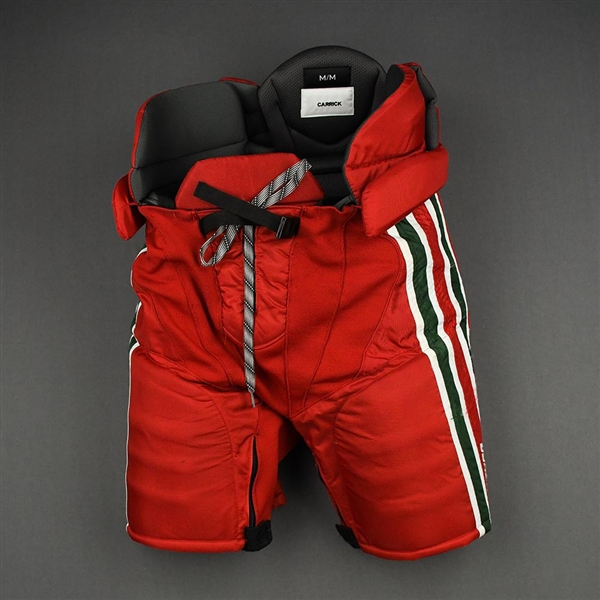 Carrick, Connor<br>Red Reverse Retro, Bauer Pants<br>New Jersey Devils 2020-21<br>#5 Size: Medium