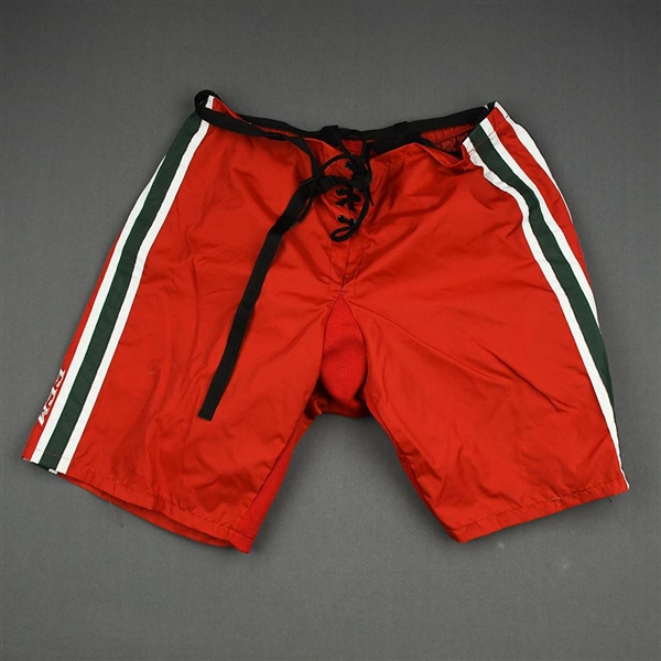 Foote, Nolan<br>Red Reverse Retro, CCM Pants Shell <br>New Jersey Devils 2020-21<br>#25 Size: Large