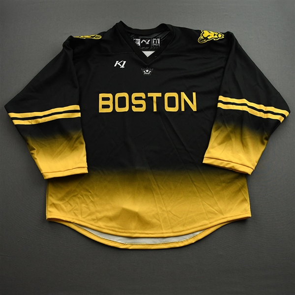 Blank, No Name Or Number<br>Black - CLEARANCE<br>Boston Pride 2021-22<br> Size: XL
