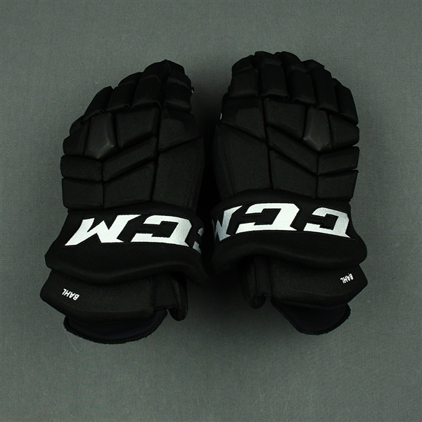 Bahl, Kevin<br>Black Third, CCM HGTKXP Gloves<br>New Jersey Devils 2021-22<br>#88 Size: 15"