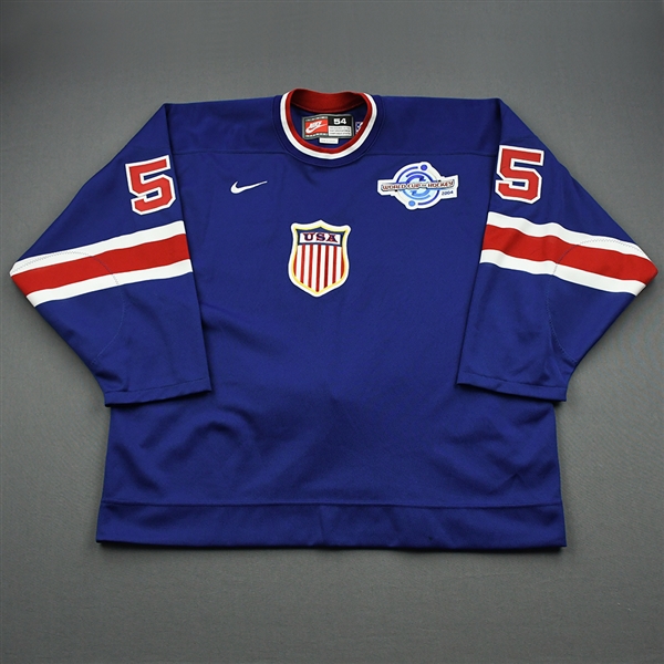 Blake, Jason *<br>1932 Throwback - World Cup of Hockey - Autographed<br>Team USA Hockey 2004<br>#55 Size: 54