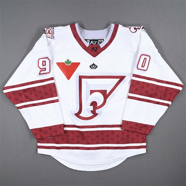 MacDougall, Autumn<br>White Set 1<br>Montreal Force 2022-23<br>#90 Size: MD