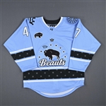 Healey, Jessica<br>Blue Set 1 w/ May 14 Patch - PHF Debut & 1st PHF Point<br>Buffalo Beauts 2022-23<br>#47 Size: MD