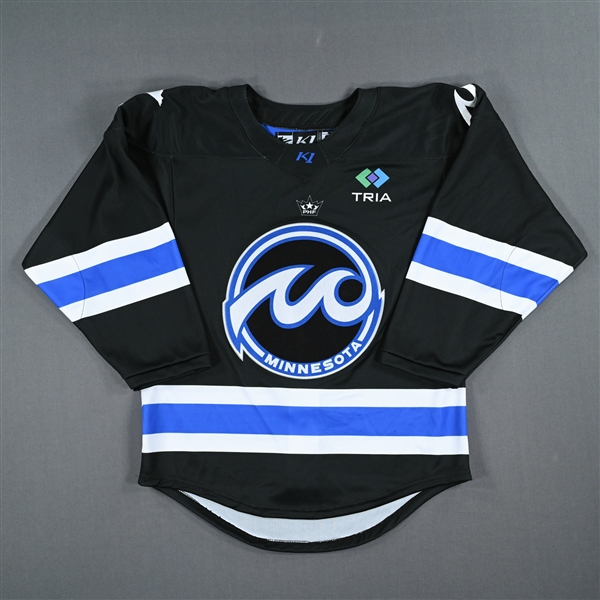 Blank, No Name Or Number<br>Black Set 1 - Game-Issued (GI) - CLEARANCE<br>Minnesota Whitecaps 2022-23<br> Size: MD