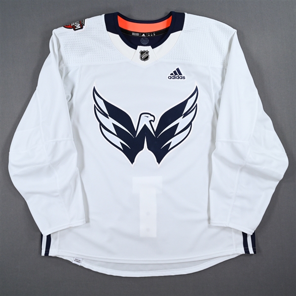 adidas<br>White - Stadium Series Practice Jersey - Game-Issued (GI)<br>Washington Capitals 2022-23<br> Size: 56