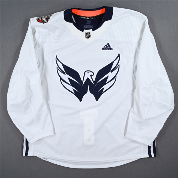 adidas<br>White - Stadium Series Practice Jersey - Game-Issued (GI)<br>Washington Capitals 2022-23<br> Size: 58