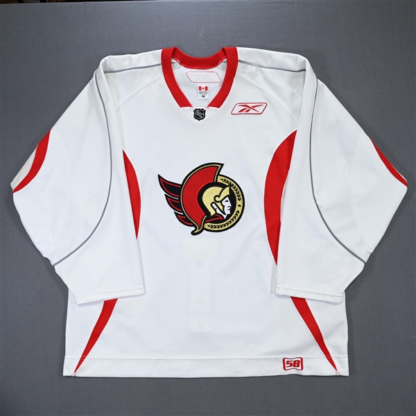 Heatley, Dany *<br>White Practice Jersey<br>Ottawa Senators 2005-06<br>#15 Size: 58