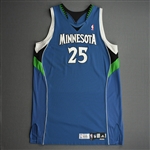 Jefferson, Al<br>Blue Set 1 <br>Minnesota Timberwolves 2009-10<br>#25 Size: 52+4