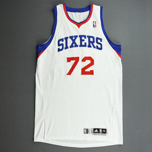Kapono, Jason<br>White Regular Season<br>Philadelphia 76ers 2010-11<br>#72 Size: 2XL+2