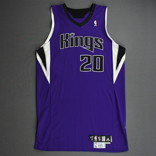 Greene, Donte<br>Purple Regular Season<br>Sacramento Kings 2008-09<br>#20 Size: 48+4