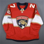 Bjugstad, Nick *<br>Red Set 1 w/ NHL Centennial Patch<br>Florida Panthers 2017-18<br>#27 Size: 58