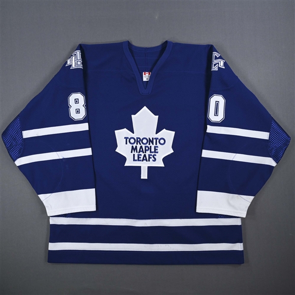 Antropov, Nik *<br>Blue Preseason<br>Toronto Maple Leafs 2003-04<br>#80 Size: 58