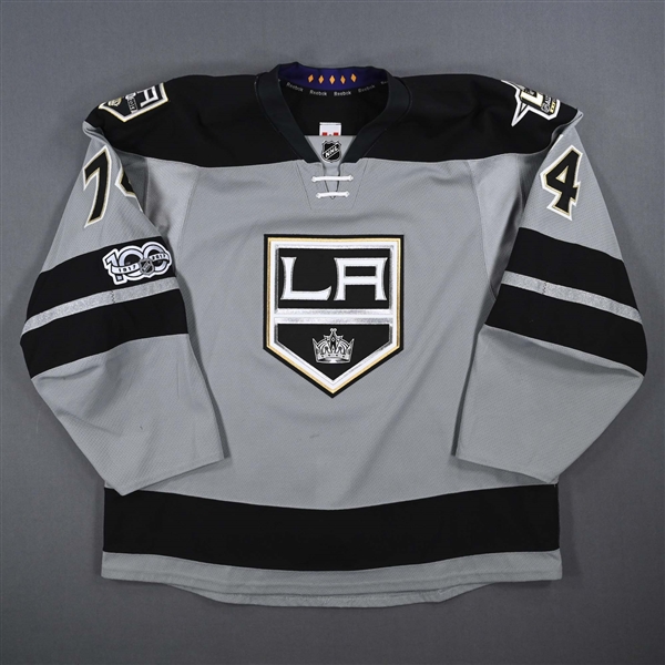 King, Dwight *<br>Grey 50th Anniversary w/ NHL Centennial, Kings 50th Anniversary & All-Star Game Patches<br>Los Angeles Kings 2016-17<br>#74 Size: 58