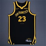Green, Draymond<br>City Edition - Worn 11/12/2023<br>Golden State Warriors 2023-24<br>#23 Size: 52+4