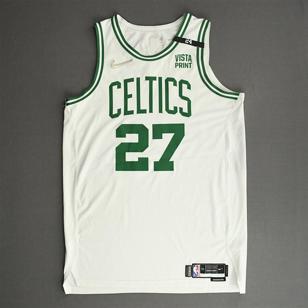 Theis, Daniel *<br>NBA Finals Game 3 - Association Edition Jersey - Dressed, Did Not Play (DNP)<br>Boston Celtics 2021-22<br>#27 Size: 52+4