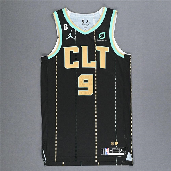 Maledon, Theo *<br>City Edition Jersey<br>Charlotte Hornets 2022-23<br>#9 Size: 44+4
