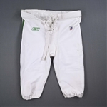 Howard, Austin * <br>1960 White and Kelly Green Throwback Pants - Game-Issued (GI)<br>Philadelphia Eagles 2010<br>#68 Size: 10-52 Big Boy