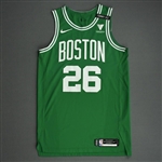 Nesmith, Aaron<br>Green Icon Edition - Worn 1/15/21<br>Boston Celtics 2020-21<br>#26 Size: 48+4