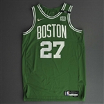 Theis, Daniel<br>Green Icon Edition - 2022 NBA Finals - Game 2 - Worn 6/5/22<br>Boston Celtics 2021-22<br>#27 Size: 52+4