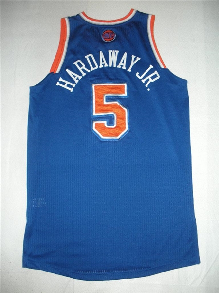 Hardaway Jr., Tim<br>Blue Regular Season - Worn 1 Game (11/13/13)<br>New York Knicks 2013-14<br>#5 Size: XL+2