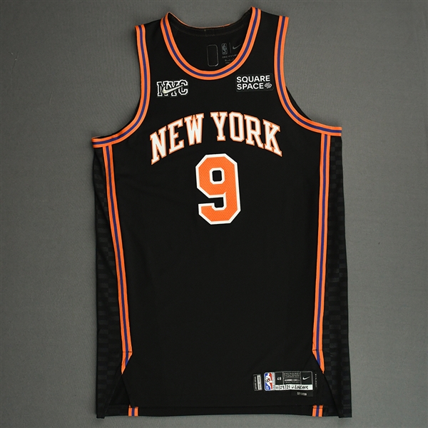 Barrett, RJ<br>Black City Edition - Worn 11/23/21<br>New York Knicks 2021-22<br>#9 Size: 48+4