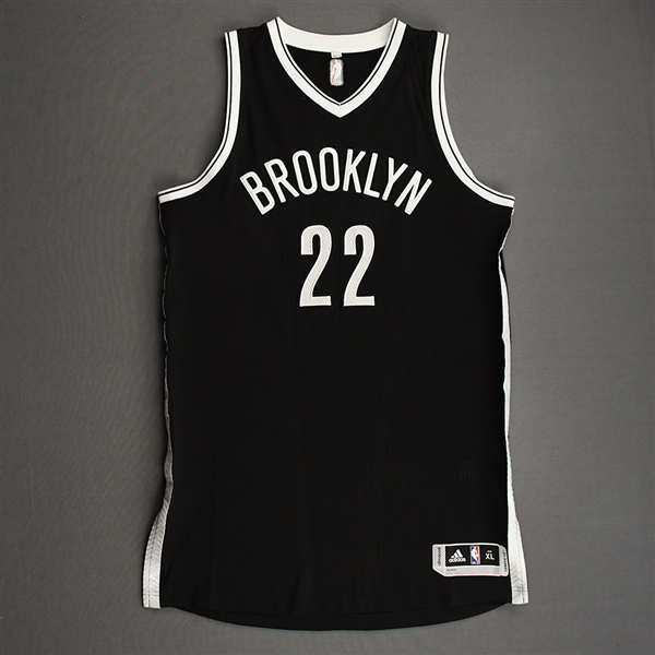Brown, Markel<br>Black NBA Autographed Jersey<br>Brooklyn Nets 2014-15<br>#22 Size: XL+2
