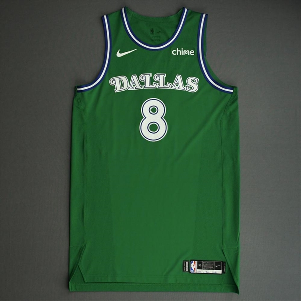 Green, Josh<br>Green Classic Edition (81-90 Home Uniform) - Worn 1/17/21<br>Dallas Mavericks 2020-21<br>#8 Size: 50+6