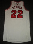 Gibson, Taj<br>White Regular Season - Photo-Matched to 1 Game - Worn 1 Game (1/27/12)<br>Chicago Bulls 2011-12<br>#22 Size: 3XL+4