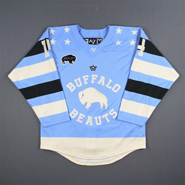 Attea, Allison<br>Heritage Set 1 w/ May 14 Patch<br>Buffalo Beauts 2022-23<br>#14Size: MD