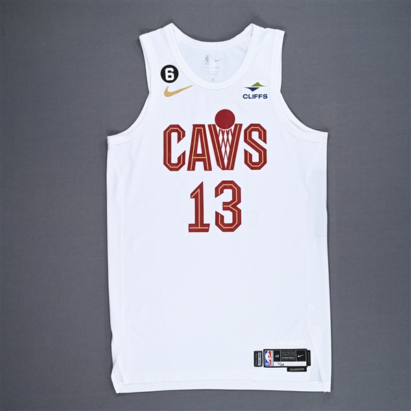 Rubio, Ricky<br>White Association Edition - Worn 1/26/2023<br>Cleveland Cavaliers 2022-23<br>#13 Size: 48+4