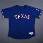Almanzar, Carlos *<br>Blue<br>Texas Rangers 2004<br>#40 Size: 50