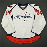Barber, Riley<br>White Set 2<br>Washington Capitals 2016-17<br>#24 Size: 56