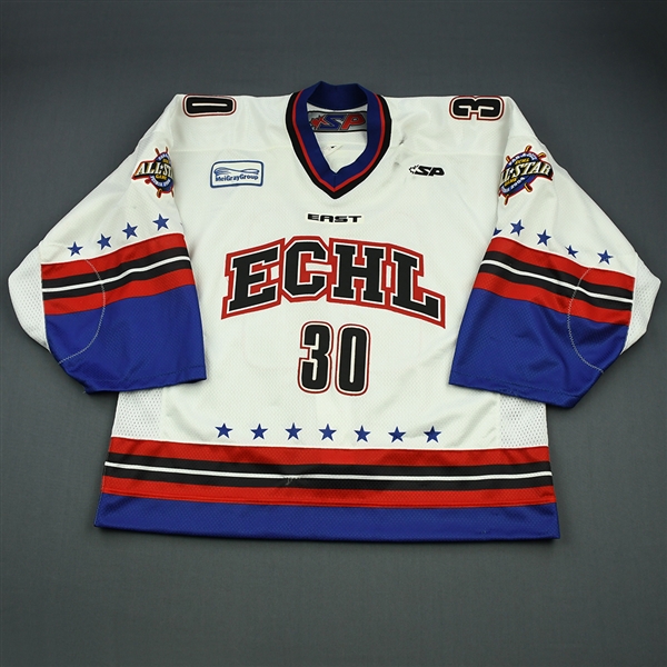 Campbell, Cory<br>ECHL All-Star<br>White Period 2<br> 2003-04<br>#30 Size: 58G