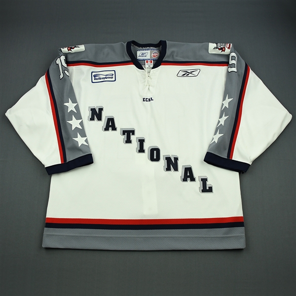 Robinson, Brent<br>ECHL All-Star<br>White Auto Period 2<br> 2004-05<br>#19 Size: 56