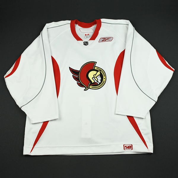 Reebok<br>White Practice Jersey<br>Ottawa Senators 2006-07<br>#N/A Size:58