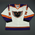 Meyer, Freddy * <br>White Set 1 10th Anniversary Patch (auto,<br>Philadelphia Phantoms 2005-06<br>#2 Size: 52