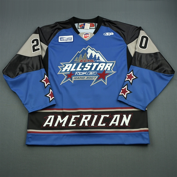 Rankin, Rob<br>ECHL All-Star<br>Blue Period 2<br>2006-07<br>#20 Size: 54