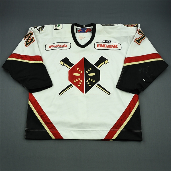 Depretis, Justin<br>White Set 1<br>Wheeling Nailers 2006-07<br>#27 Size: 56