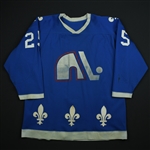 Aubry, Serge<br>Blue<br>Quebec Nordiques 1976-77<br>#25