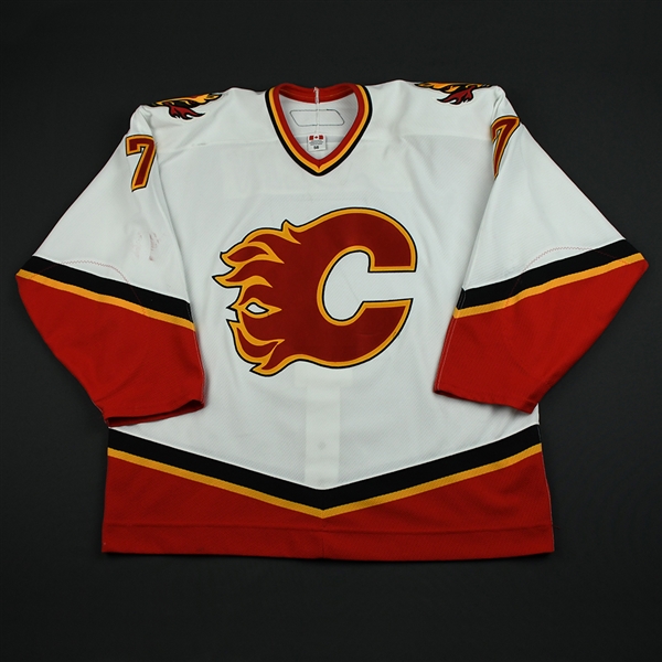 Zyuzin, Andrei<br>White Set 3 / Playoffs<br>Calgary Flames 2006-07<br>#7 Size: 56