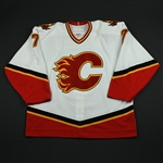 Zyuzin, Andrei<br>White Set 3 / Playoffs<br>Calgary Flames 2006-07<br>#7 Size: 56